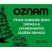 OZNAM – VÝVOZ ODPADU POČAS VIANOC