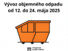Vývoz objemného odpadu v termíne od 12. do 23. mája 2025